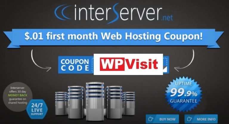 InterServer 1 Cent Coupon Code – Web Hosting For $0.01